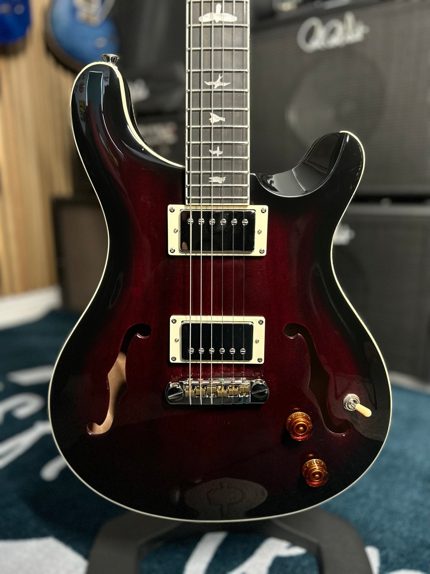 SE Hollowbody - Fire Red Burst