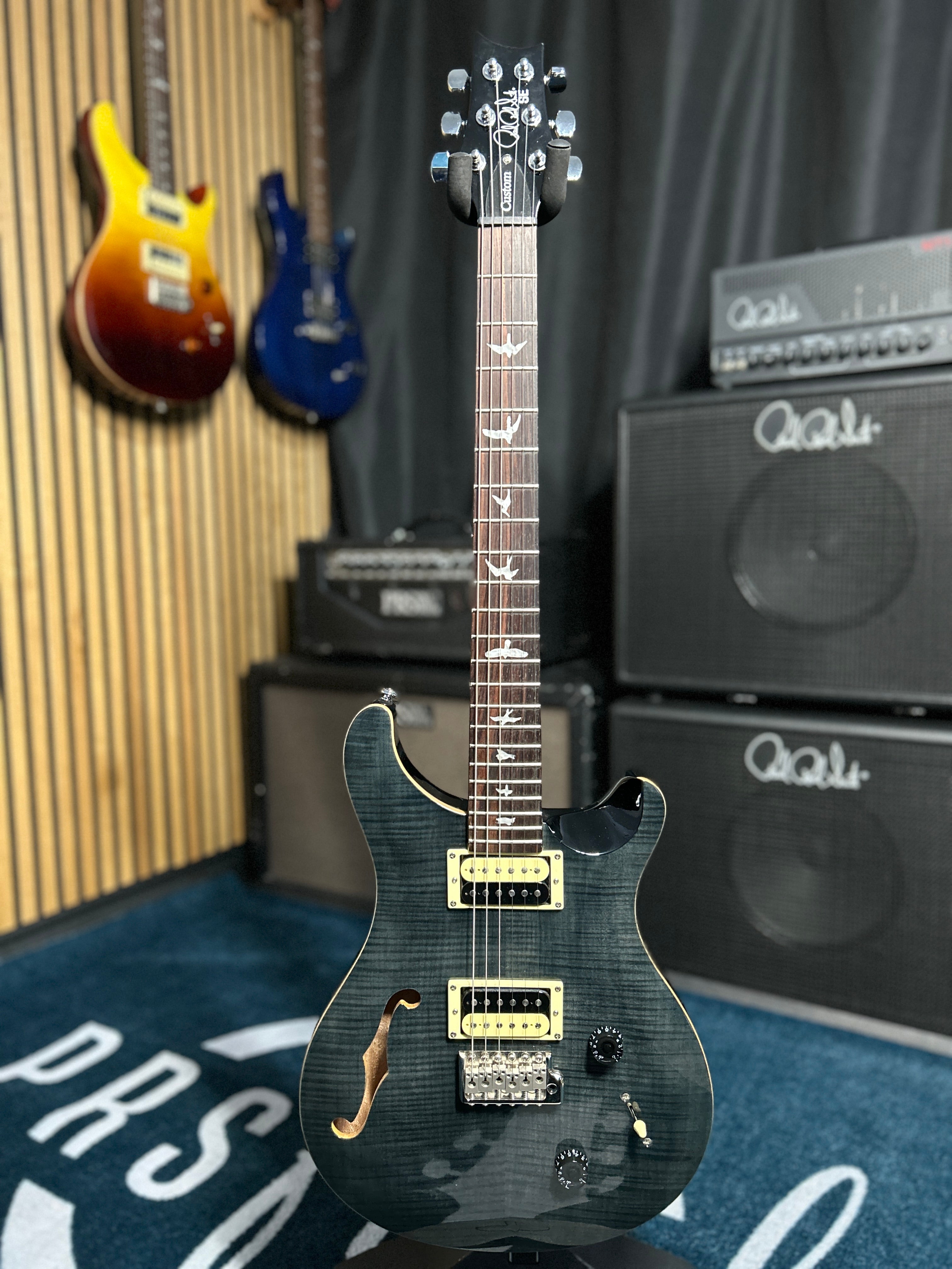 SE Custom 22 Semi Hollow - Grey Black – PRSFinder